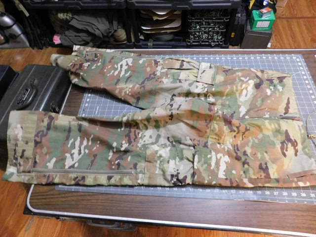 USGI Military Gortex Cold & Wet Weather Trousers Multicam OCP Medium Reg 2