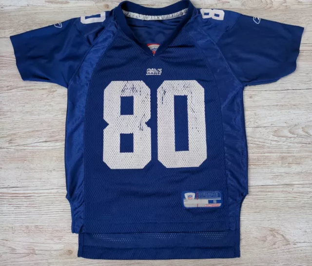 Reebok New York Giants Jersey #80 Jeremy Shockey NFL Youth Size S Small