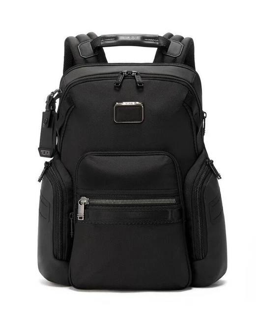TUMI Alpha Bravo Navigation Backpack Black 40.5x35.5x18.5cm Unused 3