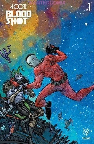 4001 Ad Bloodshot #1 Cover D 20 Copy Incv Mega Lee Variant Valiant Comic Book