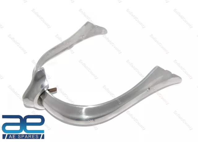 Vespa Scooter Front Mudguard Fender Alloy Polished Vbb Bumper