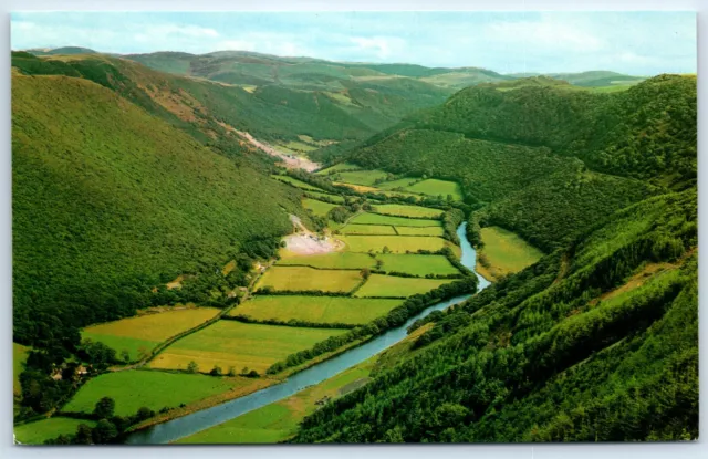 Postcard Rheidol Valley View Railway Wales