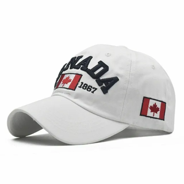 I Love Canada Cotton Baseball Cap Snapback Hat Hommes Femmes Broderie Hip Hop 3