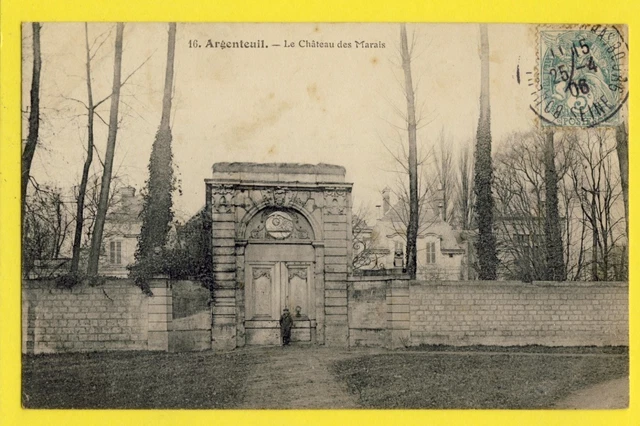 cpa FRANCE 95 - ARGENTEUIL (Val d'Oise) Le CHÂTEAU des MARAIS