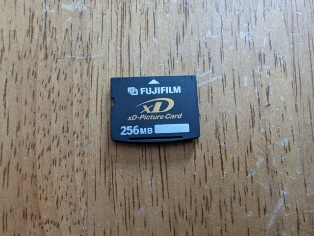 Tarjeta de imagen Fujifilm 256 MB xD - tarjeta de memoria de cámara digital para digital vintage