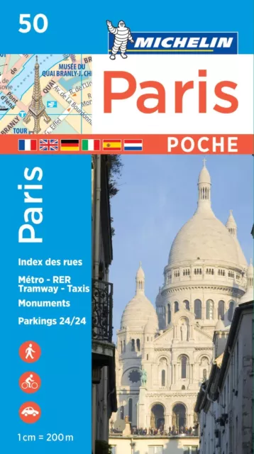 Paris Pocket - Michelin City Plan 50 City Plans Michelin (Land-)Karte 1 S. 2017