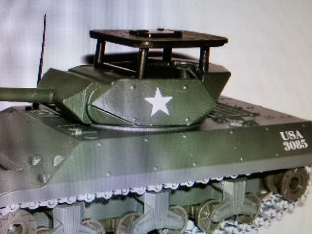 Modellino Solido 1:50 Carro M10 Destroyer USA | Tetto Blindato Con Decalcomanie - Usato