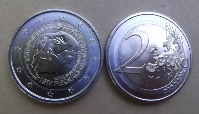 2 Euro commémorative Portugal  2019  " Fernão Magalhães "UNC