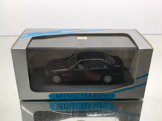 MINICHAMPS 023301 BMW 3 SERIES E36 SEDAN -BLACK MET. 1:43 rare- HIGH QUALITY IB
