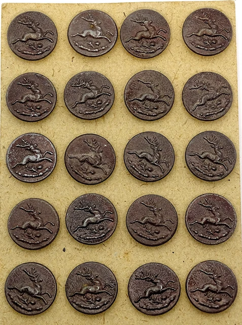 Lot De 20 Boutons Vintage Roses Panachés - Diamètre 1,2 à 1,5 Cm - Réf. 693 - Occasion