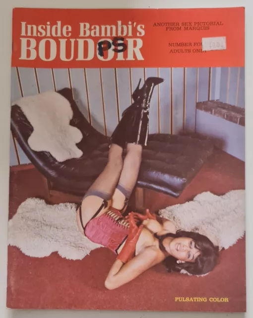 Magazine érotique année 1973. Inside Bambi's Boudoir. Photos. USA.