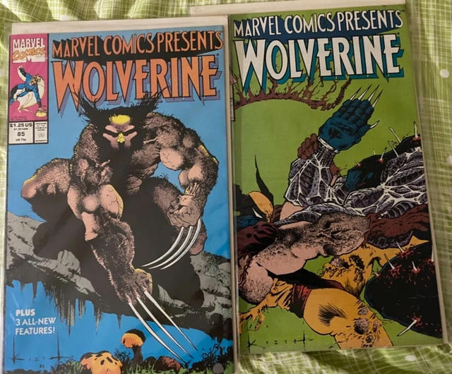 Marvel Comics Presents: Wolverine #85 (VF) + 86 (NM-) Cyber, cameo/1st full app