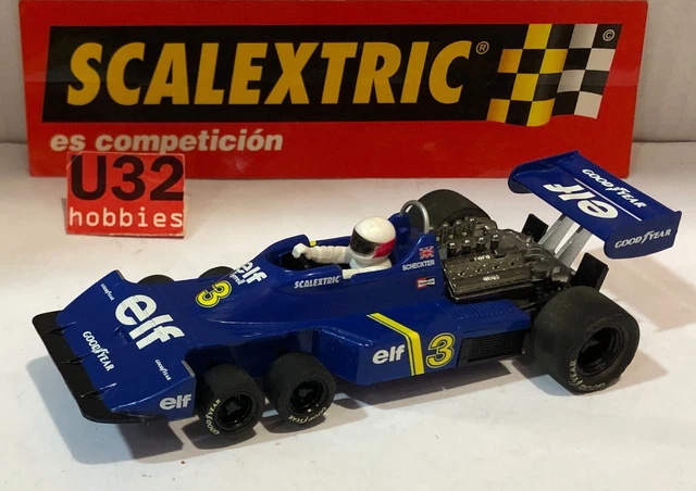 Scalextric Slot Car Tyrrell P34 Exin 1980s Green