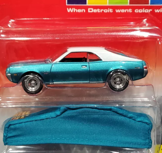 Johnny Lightning 68 1968 AMC Javelin High Impact Muscle Detailed + Car Cover