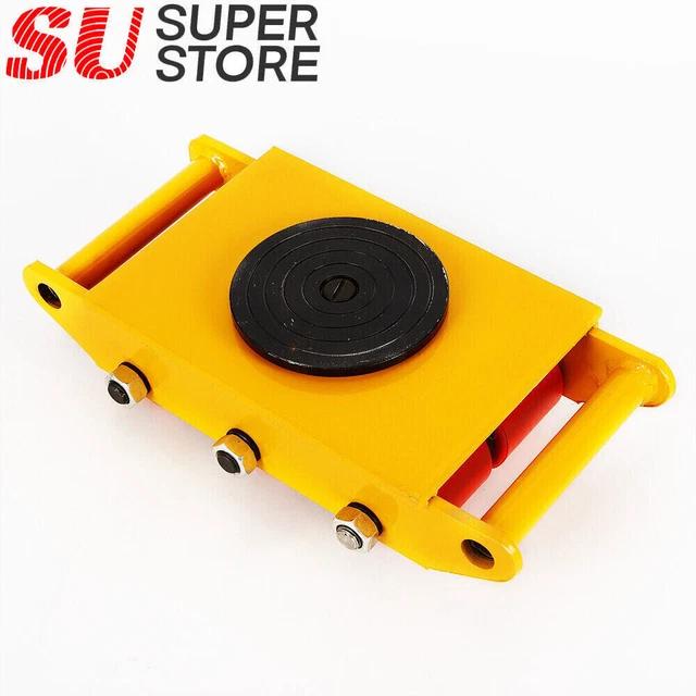 Machinery Roller Mover 8 Ton Heavy Duty Machine Dolly Skate Cargo Trolley  NEW