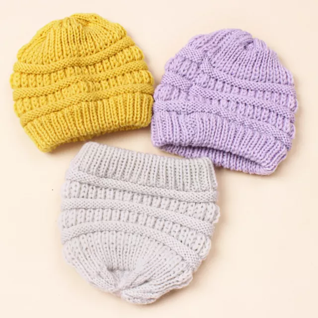 Baby Hat Breathable Windproof Ultra-soft Newborn Toddler Knitting Beanie Hat