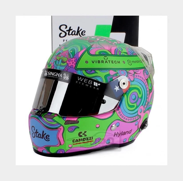 Mini Casque F1 1/2 Michael Schumacher - Mercedes - Dernière Course Brésil 2012 - Schubert