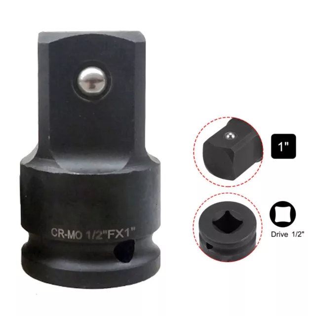 Ratchet Wrench Socket Drive Adapter Reducer Air Impact 1/2 Inch Drive x1 Inch