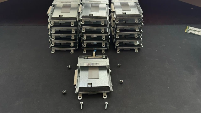 Caddy Disco HP ProDesk 400 600 Caddy SATA Per HD 2.5" - Per HP ProDesk/EliteDesk 400/600/800 G3 Mini - Con Cavo E Viti, Usato Ma Testato Supporto Ssd 2.5 Hp Mini Pc