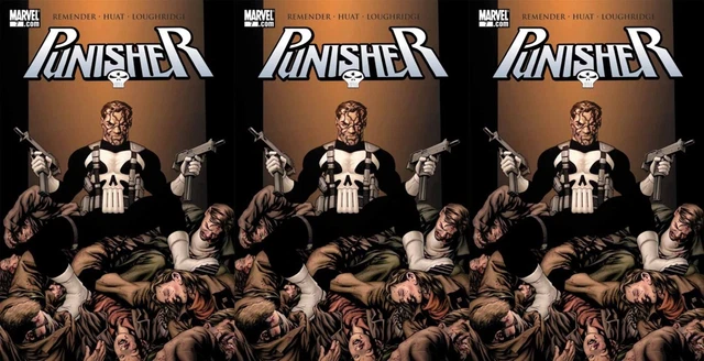 Punisher #7 Volume 8 (2009-2010) Marvel Comics - 3 Comics