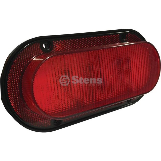 Led Red Oval Tail Light TL4560