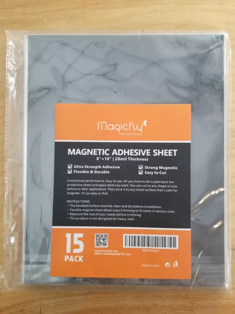 Flexible Magnetic Sheet 12x24 material magnetize magnet non-adhesive vent  cover
