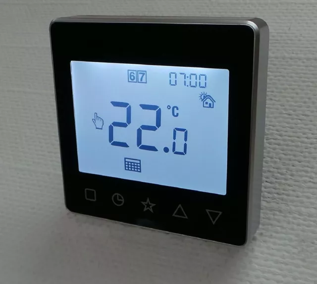 Digital Thermostat Ambiant Programmable Avec , Touchkey Opération #910