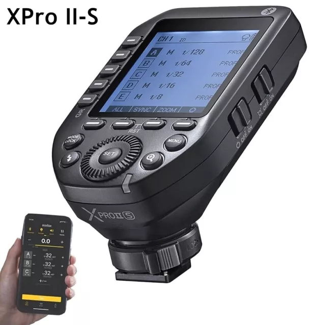 Transmisor disparador flash inalámbrico Godox XProII-S Xpro-S II TTL para cámara Sony
