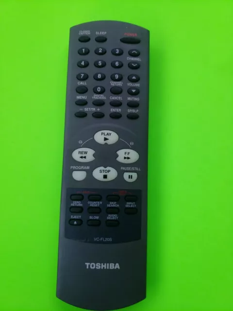 Toshiba VC-FL20S TV/VCR Combo Remote Control for MV14FL4 MV14FM4 MV20FL3 MV20FL4
