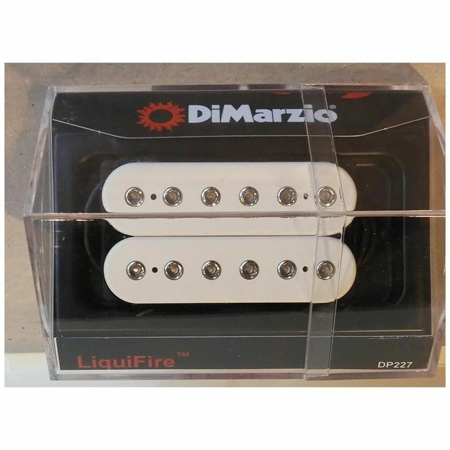 DiMarzio DP227 LiquiFire John Petrucci Neck Humbucker Pickup White Regular Space