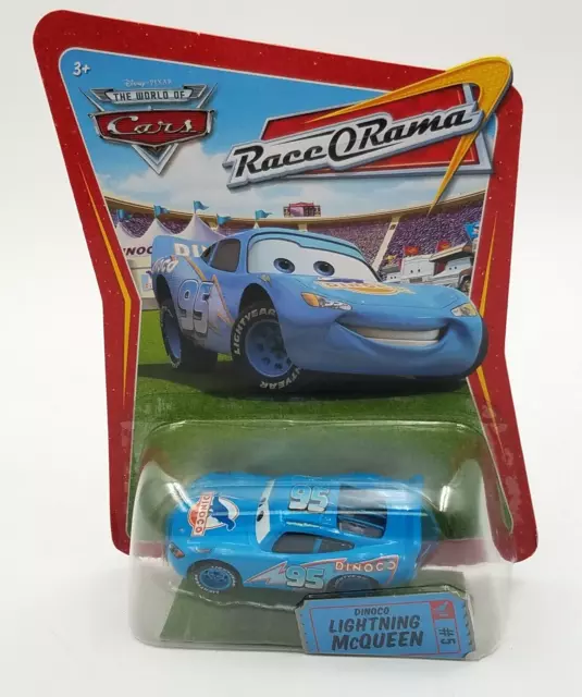 Disney Pixar The World of Cars Race O Rama Dinoco Lightning McQueen #5