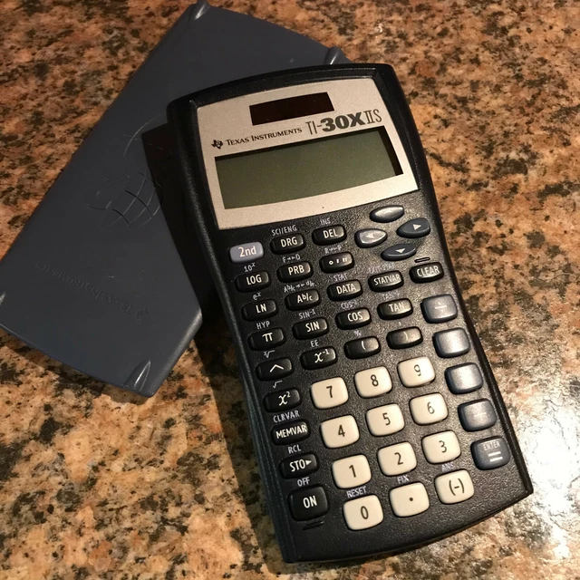 Texas Instruments Ti-30X Iis 2-Line Scientific Calculator, Dark Blue ...