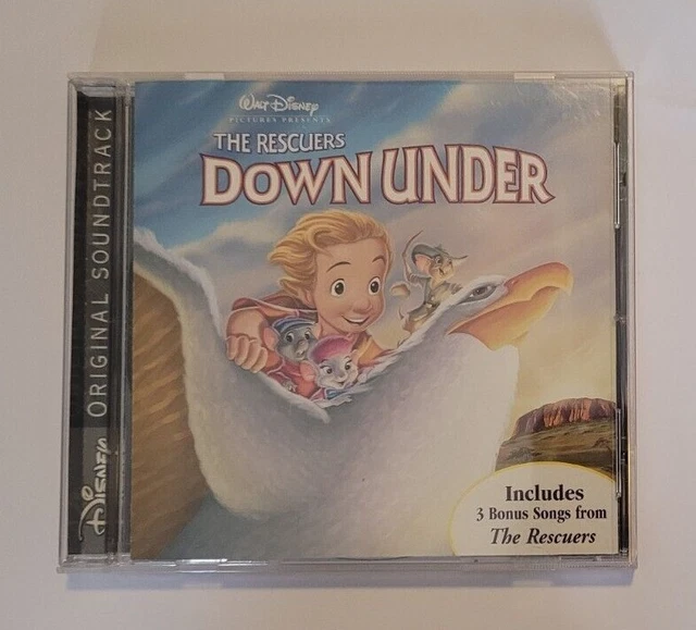 THE RESCUERS DOWN Under [Original Soundtrack] by Various (Disney CD ...