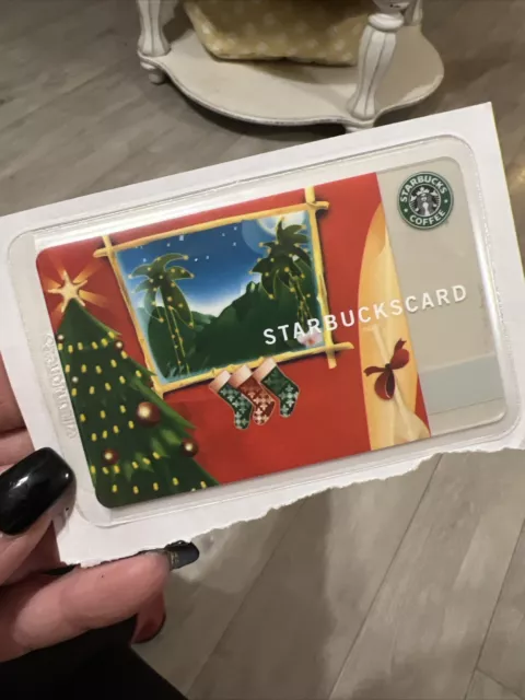 Starbucks 2005 Hawaiian Christmas Coffee Gift Card VHTF HTF Rare MINT NO SCRATCH