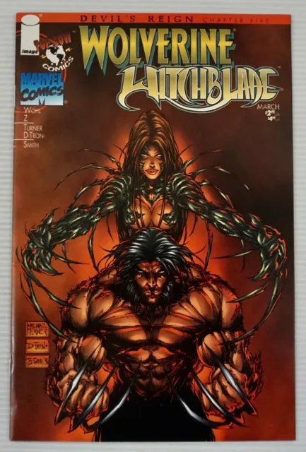 WOLVERINE/WITCHBLADE #1 March 1997 Image Top Cow NM