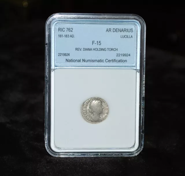 AR Denarius Diana Silver Coin