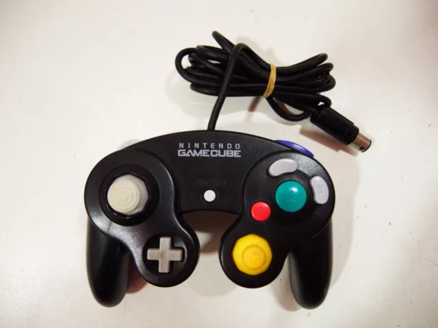 Manette officielle official controller pad Nintendo Gamecube noir black GC