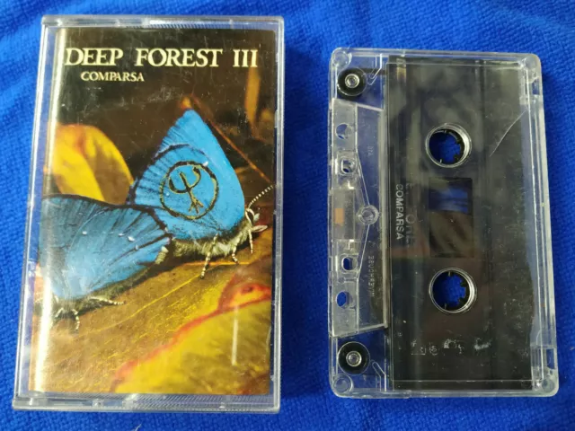 Cassette audio tape vintage k7 DEEP FOREST III comparsa
