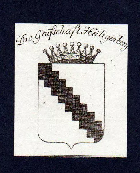 1780 - County Heiligenberg Copperplate Emblem