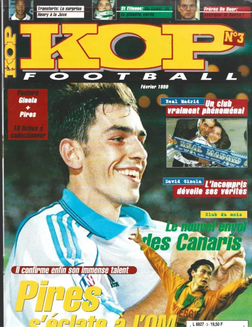 Revue  Kop   Football    Fevrier   1999  N° 3   Avec Poster  Et Sans Les  Fiches
