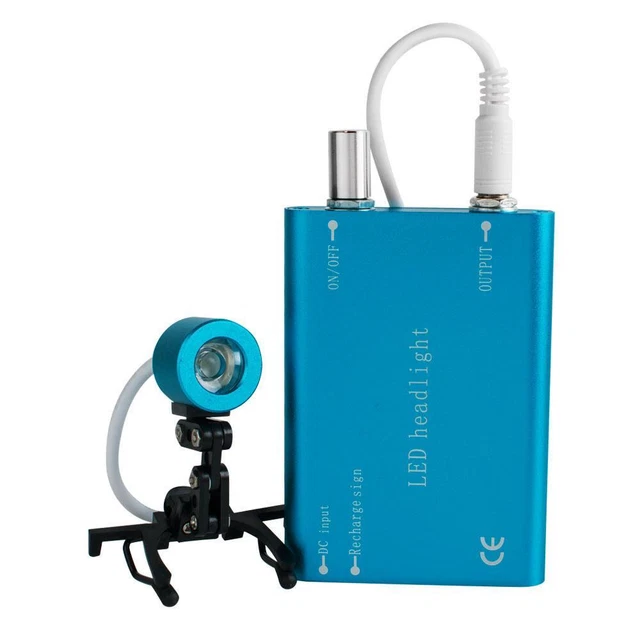Portable FDA LED Head Light for Binocular Loupe - Enhanced Visibility Dental