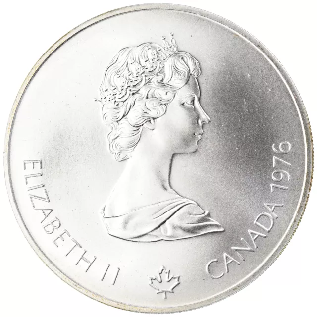 [#1020752] Coin, Canada, Elizabeth II, 1976 Olympics - Olympic village, 5 Dollar