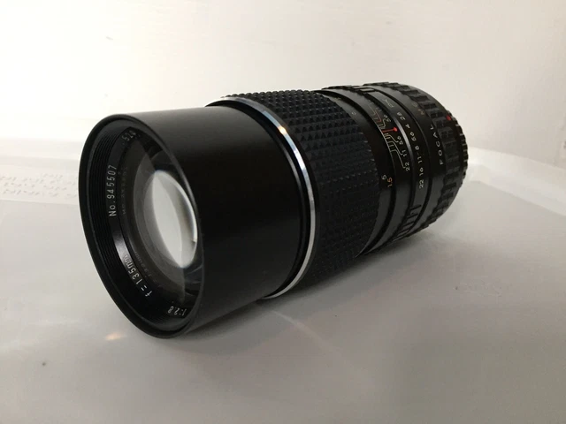 Lente vintage para cámara SEARS multicapa automática 1:2,8 f = 135 mm envío gratuito