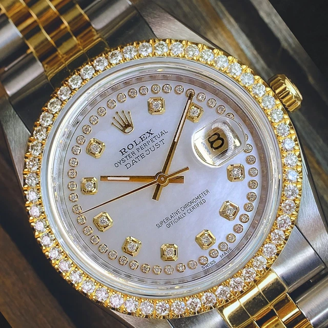 Rolex on sale quadrante bianco