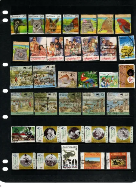200 all different Australian stamps inc. many high values