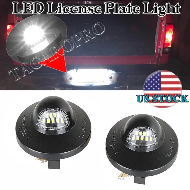 PAIR REAR BUMPER License Plate SMD LED Light White Lamp For Ford F150 F250  F350 $12.58 - PicClick
