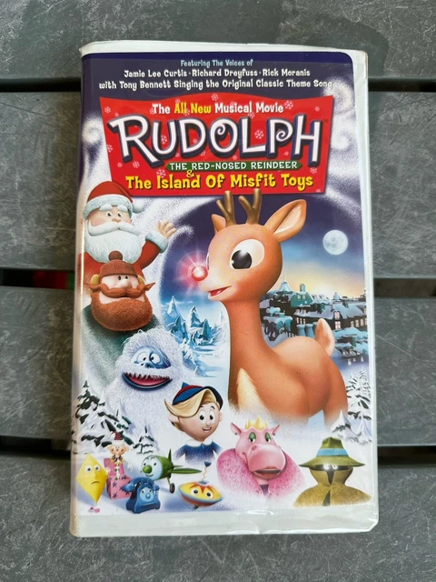 RUDOLPH THE RED Nosed Reindeer & The Island Of Misfit Toys VHS Tape ...