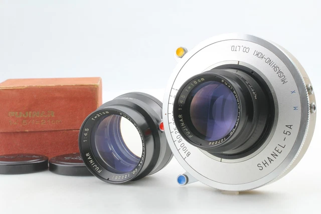 FUJI/フジ】②/FUJINAR-SC 1:4.5 f=21cm/No.122204/COPAL-No.3