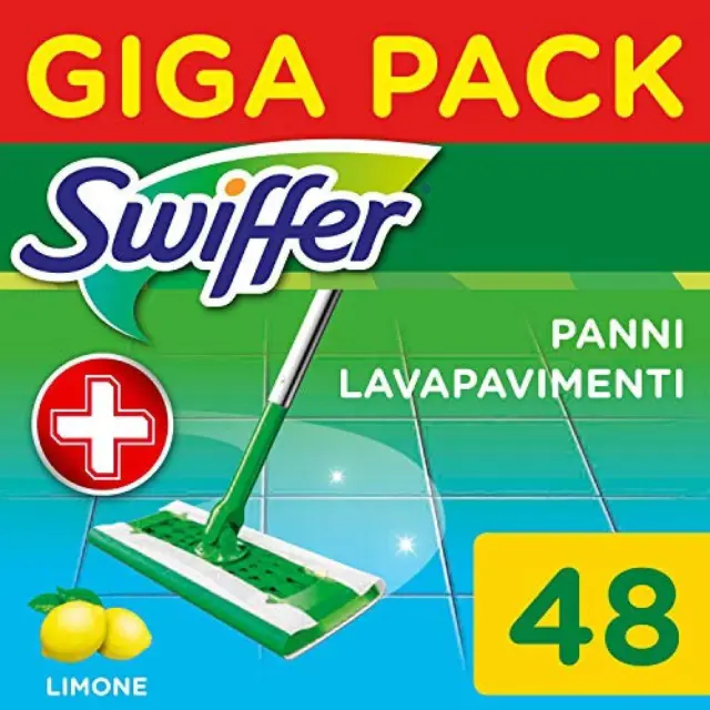 TG. 48 PEZZI) Swiffer Wet Panni Umidi Lavapavimenti per Scopa, Maxi Formato  48 EUR 24,38 - PicClick IT