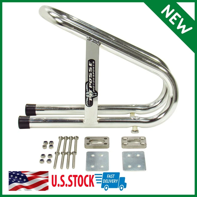 Motorcycle Wheel Chock Trailer Stability Transport Stand Floor Truck Tire Tool